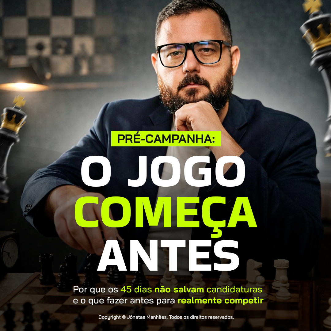 Capa do ebook Pré-Campanha: O Jogo Começa Antes